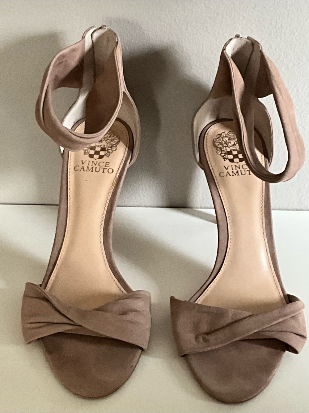 Vince Camuto Women's Ankle-Strap Sandal in Taupe